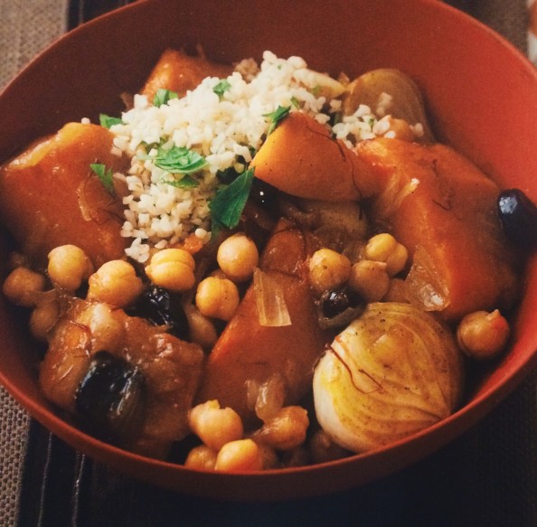 Zuppa con zucca e ceci